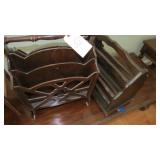 2 racks and plant stand