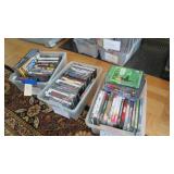 DVDs 4 tubs full