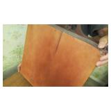 Small wall cabinet curved glass