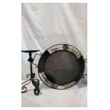 Metal serving tray