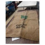 Vtg Burlap Coffee Sack