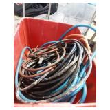 Assortment of Air Hoses and Nozzles