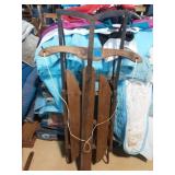 Vintage Wooden Snow Sled