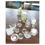 Glass Candle Holders