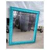 Decorative Mirror Blue Frame