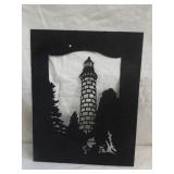 Metal Lighthouse Silhouette
