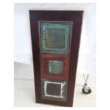 Abstract print on Fiberboard