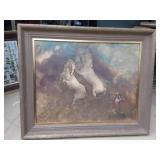 Odilon Redon Print "Phaeton" Framed