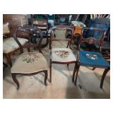 Vintage Needlepoint Chairs