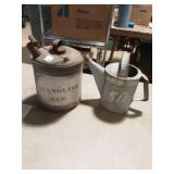 Vtg Galvanized Gas and Watering Cans