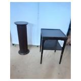 Round Pedestal Plant Stand and