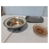 Wm Rogers Footed Bowl