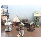 Decorative Bird Houses and Wind Chimes