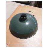 Vtg Porcelain Enameled Metal Shade