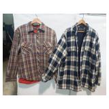 Pair of Flannel Jackets Large