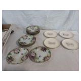 Antique Hand-painted Bone China and