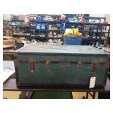 Antique WM Parks Travel Trunk
