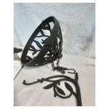 Metal Planter for hanging flower basket,