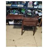 Vintage White Rotary Sewing Machine