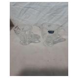 Violetta Lead Crystal Creamer and Suger