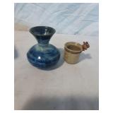 Artist Signed Pottery Vase, Small