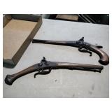 Vtg Sexton Metal Guns Wall Art