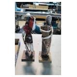 Vtg Mexican Folk Art Paper Mache Couple