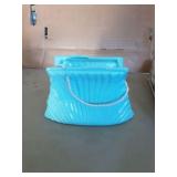 Vtg Ceramic Purses/Beaded Strap