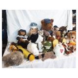 Large Tote of Stuffed Animals