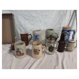 Assortment of Beer Steins