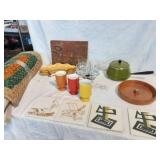 Retro Rugs and Dishware