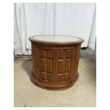 MCM Round End Table