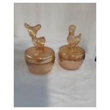 Jeanette Glass Powder Boxes