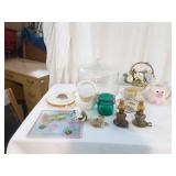 Footed Covered Cake Plate and More