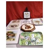 Variety of tiles and trays