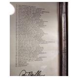 Framed Ohio State Football History