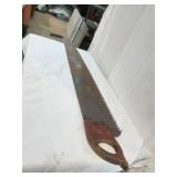 Vtg Crosscut 2 Person Logging Saw