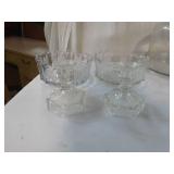 Fostoria Coin Bowls and Candle Holders