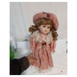 Vtg Porcelain Doll