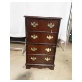 2-Drawer Wood File Cabinet