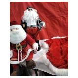 Motorcycle Santa, an animal Santa suit