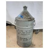Vintage Galvanized Can