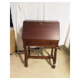Vtg Oak Writing Desk
