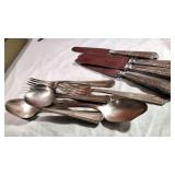 Oneida, silverplated flarware