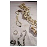 A shell plant hanger,and jewelry