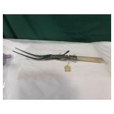 Antique Carving Fork with Mother of Pearl Handle