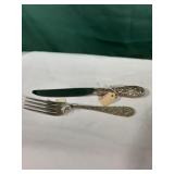 Stieff Repousse Knife & Fork Set