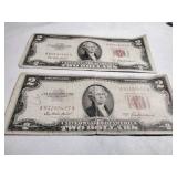 Two 2$ bills
