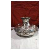 Silver table vase