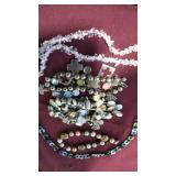 Two necklaces and three necklaces